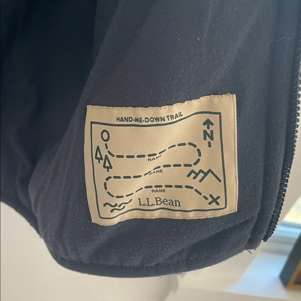 L.L. Bean boys blue high-pile Fleece full zip hoodie - Picture 3 of 4